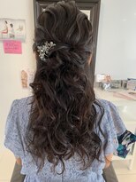 フェリーチェ(Felice)&nbsp;黒髪アレンジ　結婚式　ドレス　パーティー　二次会　ブライダル