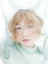 アルバム 銀座(ALBUM GINZA) 波ウェーブショート_ローライトスリークボブ厚めバング_57321