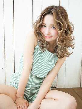 ビートヘアー 彦根イオンタウン店(BEET HAIR) 外国人風3D波ウェーブスタイル【BEET イオンタウン彦根店】