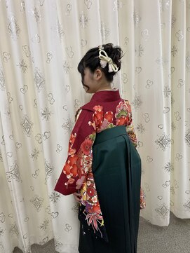 ヘアーステージブルーム(HAIR STAGE BLOOM) 袴着付け