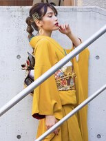 卒業式　成人式　振袖　袴　着付け　ヘアセット　アレンジ☆