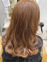 ヘアーサロン キー(Key) ケアブリーチでダメージレスデザイン♪ピンクインナーカラー