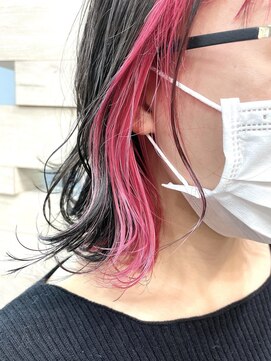 テテ(TETE) インナーカラー/ピンク/ピンクインナー/韓国