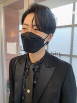 バイフィフス 原宿/表参道(by fifth)&nbsp;◇センターパートウルフ 韓国ヘア ニュアンスパーマ  ガイルヘア