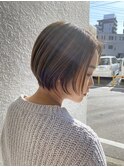 【脱白髪染めハイライト】×ショートの黄金比率!平尾/高宮