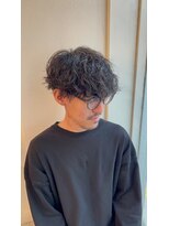 ミオ ゾーン(Mio'' ZONE)&nbsp;東大阪長瀬メンズ専門美容室ZONE波巻きマッシュパーマ