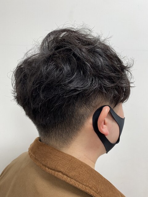 【スタイル】簡単スタイリング　メンズヘア/刈り上げ/パーマ