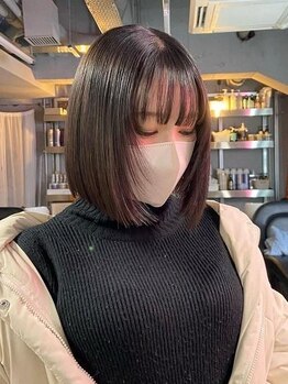 コル サッポロ(col sapporo)の写真/結んでもかわいい韓国風カット♪印象抜群になれる前髪や顔周りの似合わせテク、小顔カットはcolだから♪
