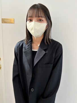 リィベ(Liibe) guest snap #インナーカラー#ぷつっとボブ