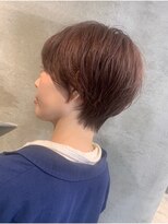 コティナ(cotina.) アッシュベージュ福山ショートカットショートヘア耳掛けショート