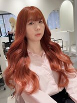 ハチ(HACHI)&nbsp;ナチュラルブラウン×オレンジレッド