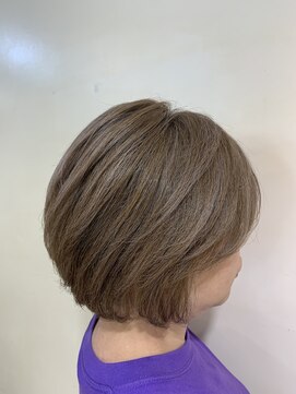 アズール 草加(azule) 白髪が気になる方必見!ハイライトカラー ミルクティーベージュ