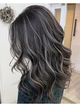 エトラ 渋谷店(etora) ハイライトカラーダークグレージュケアブリーチダブルカラー