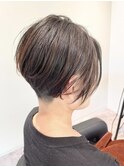 ハンサムショート/ツーブロック/前下がりショートショートカット