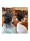 #ショートヘア #イメチェン #くせ毛カット