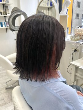 アルターシェリー(aL-ter che'rie) インナーカラー/デザインカラー/レイヤーカット　新籾