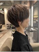 BaySHoreNY 白髪ぼかしハイライト×ショートボブ