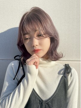 アモレット(amoretto) 【amoretto.sana】ピンクカラー/髪質改善カラー