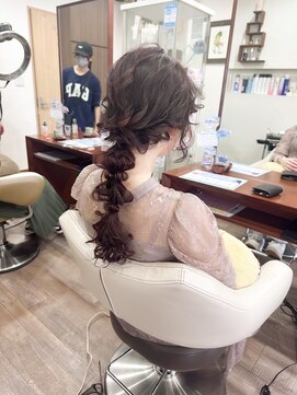 コジック ヘアアンドアイ(Cogic hair & eye) ガーリーゆるふわオニオンヘア結婚式 二次会 お呼ばれ イベント