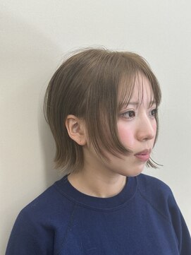 アース 上本町店(HAIR&MAKE EARTH) 韓国レイヤー姫カットボブ大人可愛い20代30代ウルフレイヤー