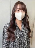 【田中杏実】深みショコラブラウン/大人フェミニンカラー