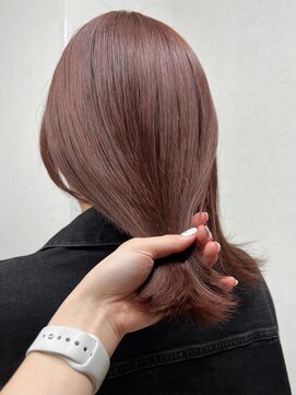 リア(Lia by KENJE) ブリーチ一回で出来るピンクブラウンカラー♪