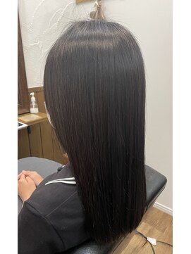 シェアする美容室 結び 髪質改善縮毛矯正でさらつやロングへ★