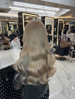 ラピス 渋谷本店(Lapis)&nbsp;ミルクティーベージュ/髪質改善/ケアブリーチ/ハイトーン