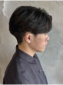メンズセンターニュアンスフェザーパーマ群馬高崎眉毛韓国刈り上