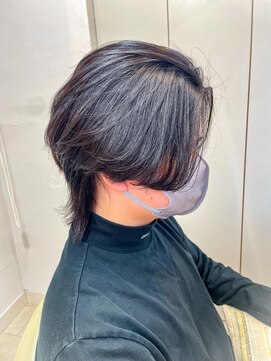 キャンバス バイ ネオリーブ 横浜西口(Canvas by neo.) 横浜★センターパートのカルマパーマ