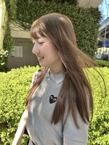 ホヌア(hoNua.) ブリーチ無しダブルカラーで、柔らか透明感ベージュ！