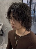 スペインカール/スパイキーショート/ブルーブラック/渋谷