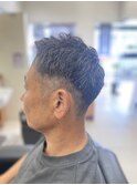 ツーブロック×刈り上げ 爽やかスタイル