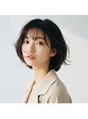 【20代30代40代50代】　前髪長めショートボブ・越谷