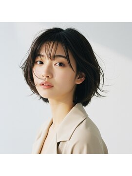 コトナ 越谷店 【20代30代40代50代】　前髪長めショートボブ・越谷