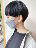 モリオフロムロンドン 原宿本店(morio from London)&nbsp;【morio原宿】マッシュショート　ネイビーハイライト