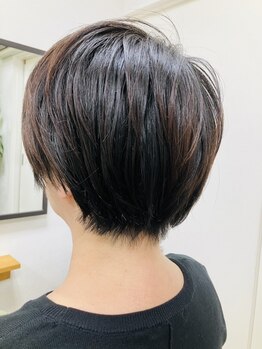 ノヤマ(NOYAMA)の写真/《伸びても美シルエット》大人女性の為の“上品ショート” #ボブ #ショートボブ［舞松原/千早/香椎］