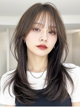 オンク 新宿(onk) 新宿/新宿駅/縮毛矯正/顔周り/前髪/レイヤーカット/韓国レイヤー