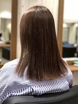 エミュー 大船店(emue)&nbsp;大船駅ワンカラーブリーチなしダブルカラーオリーブブラウン30代
