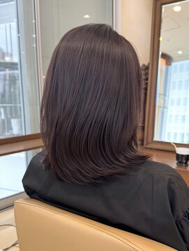 ザック ヴィ(ZACC  vie) ラベンダーグレー/ミディアムレイヤー/艶カラー