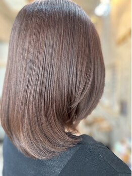 完全個室×髪質改善特化 Reeve吉祥寺 【レーヴェ】の写真/自然で透明感のあるオリジナル"白髪染めを使用しない白髪ぼかし技術"で理想のカラーが再現可能☆〈吉祥寺〉