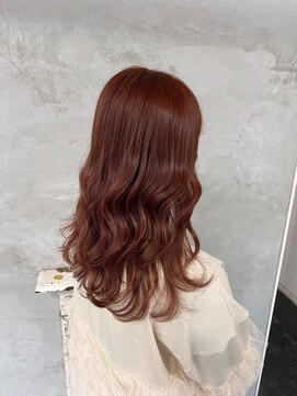 セットアップ 倉敷中庄店(SET-UP) (暗めカラー)ピンクブラウン×レイヤー