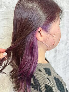 ダブ(DAB) 【イヤリングカラー】ラベンダーパープル 栃木 宇都宮 鹿沼