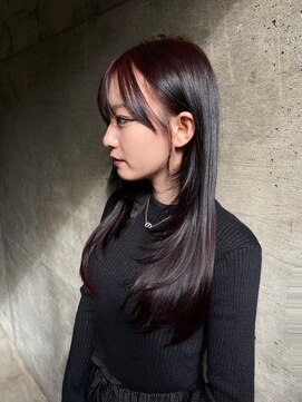 ワンホンlayer×cherry red