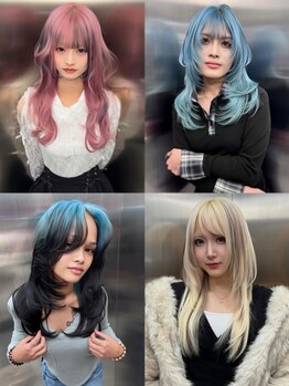 エゴ 池袋(EGO)の写真/デザインカラーやハイトーンに合うスタイルなら当店にお任せ☆骨格を見極める技術で垢抜けヘアへ!