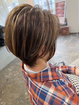 アノーテ(A'NOTE) ショート/ハイライト/レイヤーカット/髪質改善/ボブ/白髪ぼかし