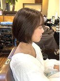 髪質改善ナチュラルボブ