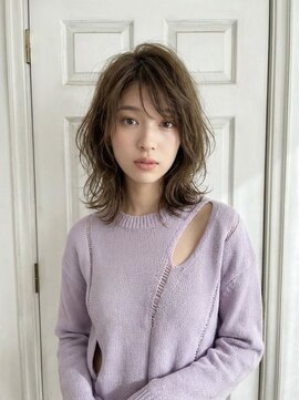 ロニカ 銀座(LOuNICA) 大人可愛い★ウルフカット/ニュアンスパーマ/透明感#銀座#東銀座