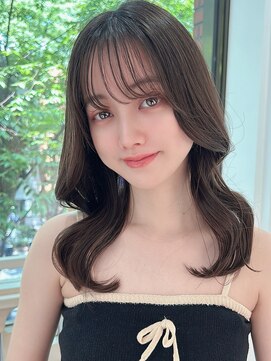 ネクストハラジュク(NEXT HARAJUKU) 韓国風ミディ/くびれスタイル/レイヤーカット/透明感カラー