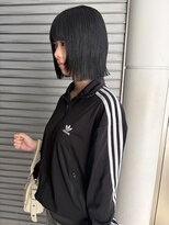 ロックス バイ マグ 松本(rocks BY MAG)&nbsp;20代30代大人美人小顔ボブ韓国ヘアアッシュブラック